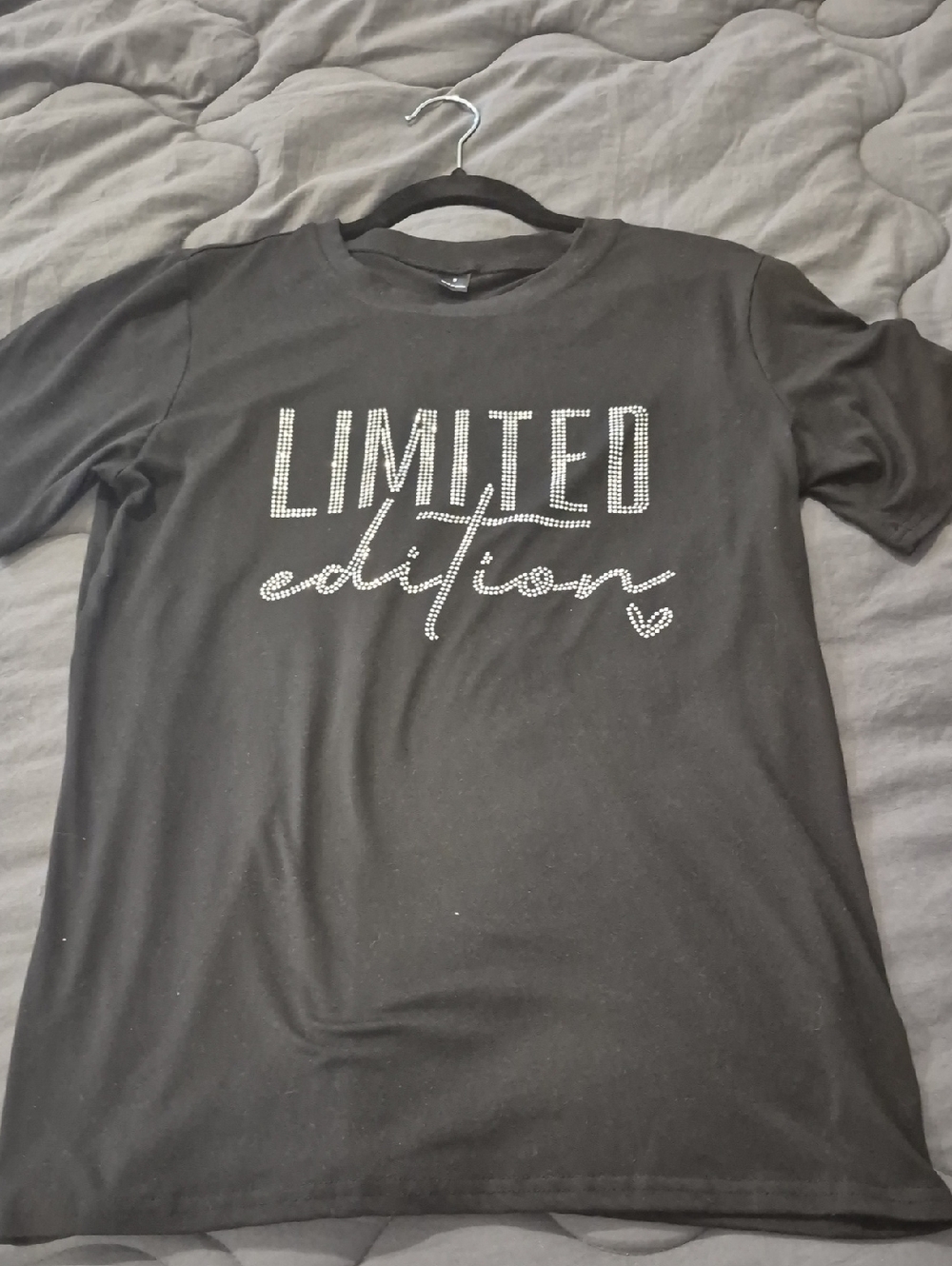 Black "Limited Edition" Rhinestone Tee